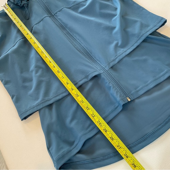 Sweaty Betty Women’s XL Fast Track Jacket Windbreaker Blue Hooded EUC - Picture 15 of 16